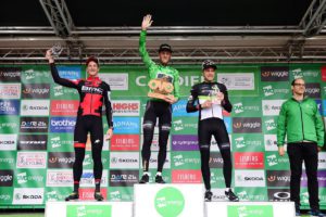 Il podio finale del Tour of Britain 2017