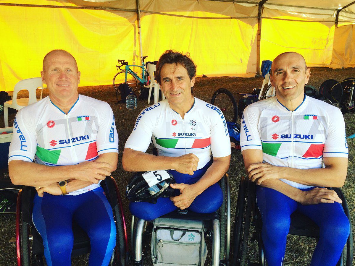Cecchetto, Mazzone e Zanardi campioni mondiali Paraciclismo del Team Relay