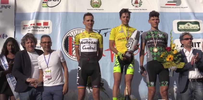 Il podio del Trofeo Buffoni 2017 vinto da Luca Colnaghi