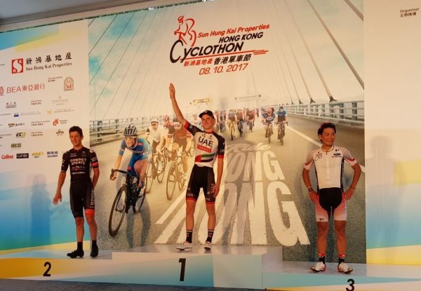La vittoria di Matej Mohoric all'Hong Kong Challenge