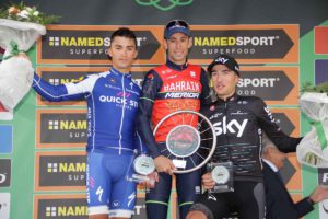 Il podio de Il Lombardia 2017
