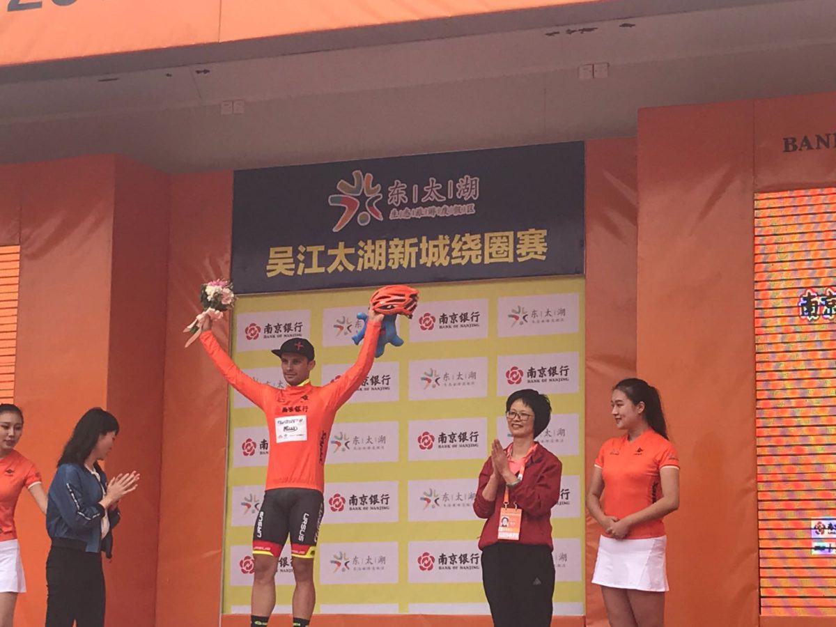 Jakub Mareczko diventa leader del our of Taihu Lake dopo la vittoria nella quarta tappa