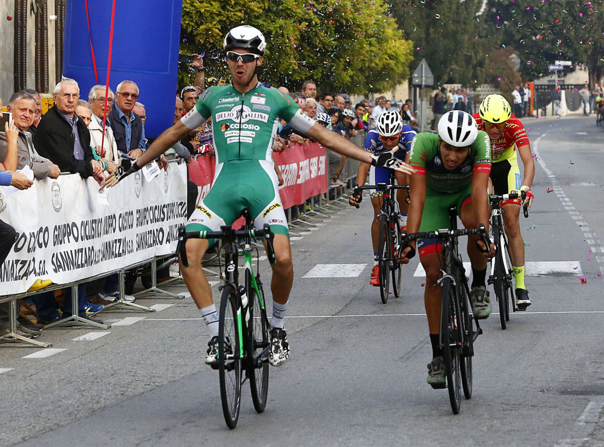 La vittoria di Mario Meris nel Il podio del 51° Trofeo Comune di Ferrera Erbognone