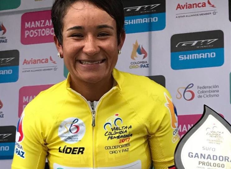 Ana Cristina Sanabria Sanchez vince il prologo della Vuelta a Colombia Femenina