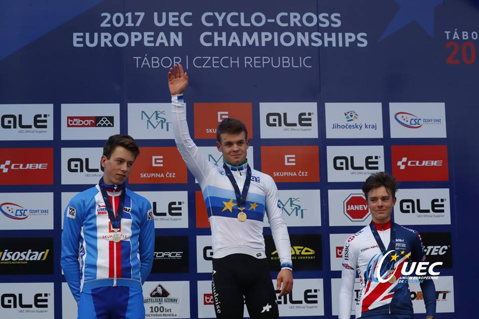 Loris Rouiller campione europeo ciclocross della categoria Juniores 2017