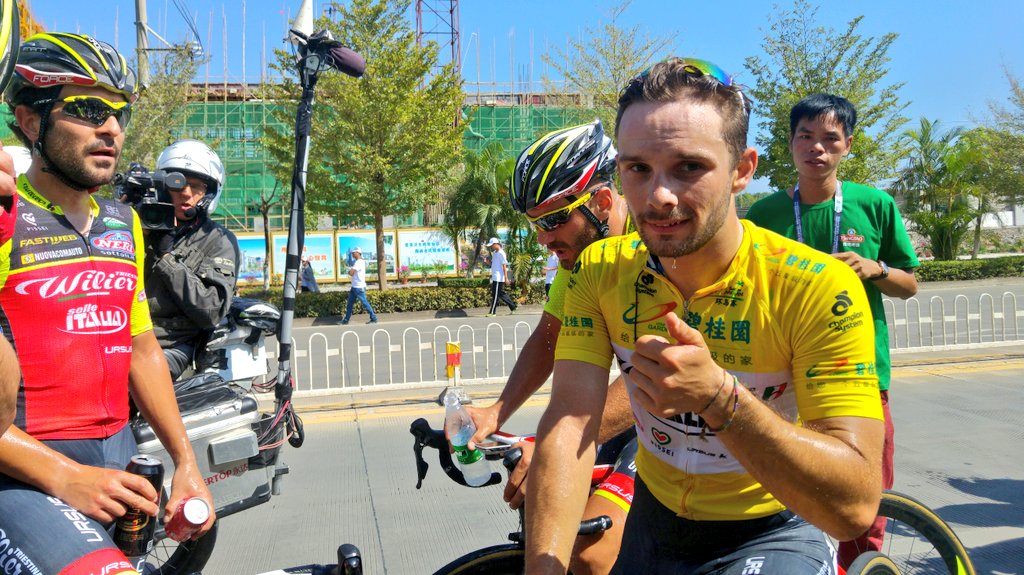Jakub Mareczko firma il poker al Tour of Hainan