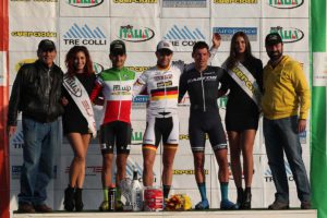 Il podio Open del Gp Guerciotti 2017