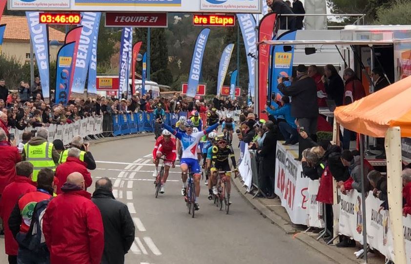 Marc Sarreau vince la prima tappa dell'Étoile de Bessèges 2018