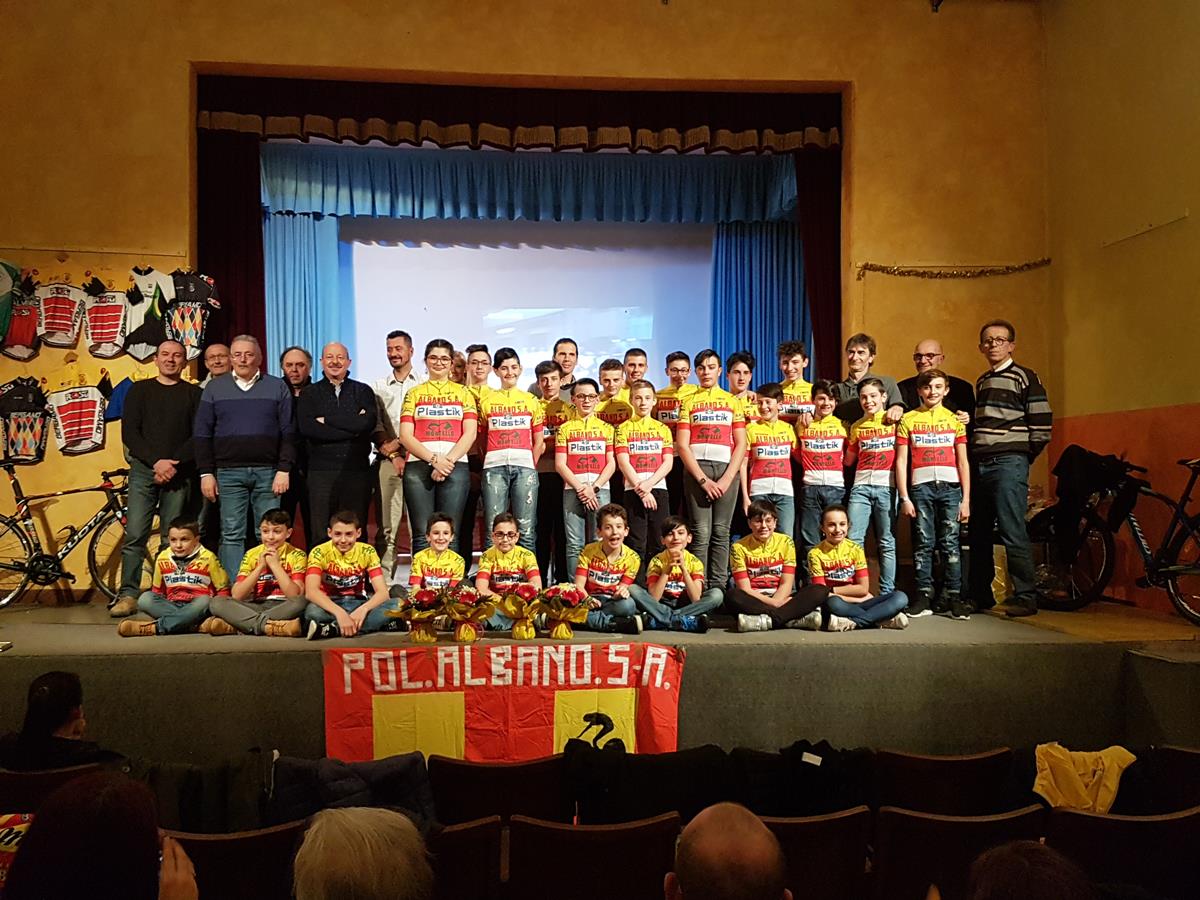 Pol. Albano Ciclismo, il gruppo 2018 al completo