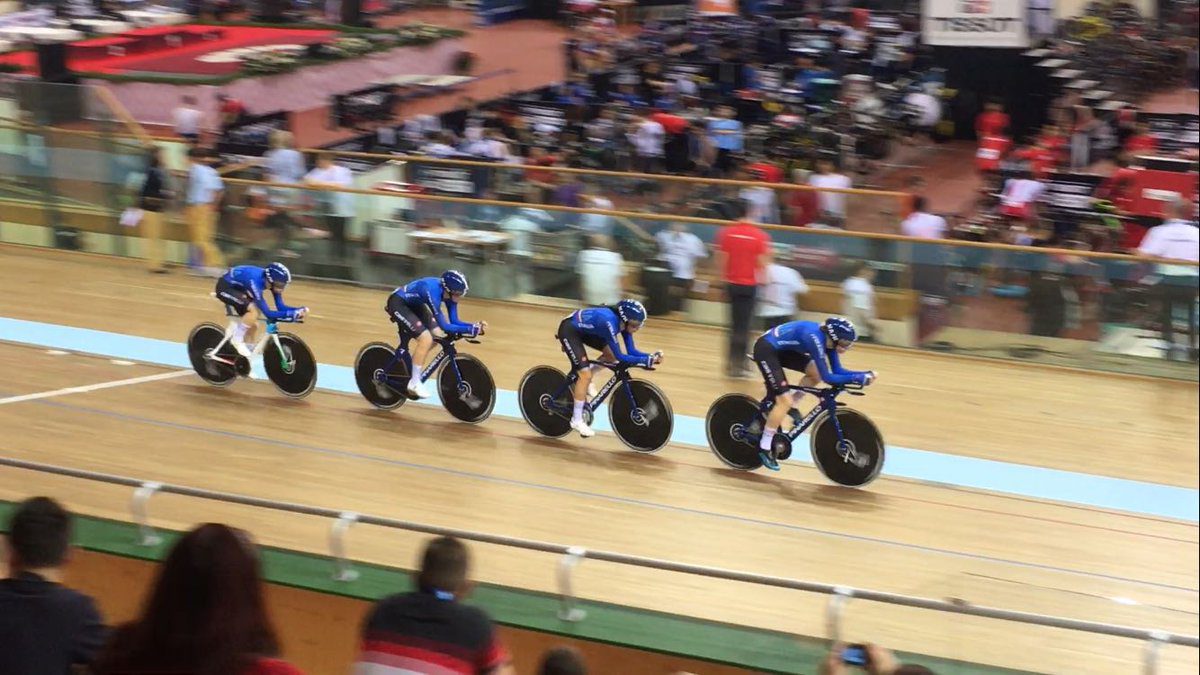 Il quartetto delle azzurre medaglia d'argento a Minsk