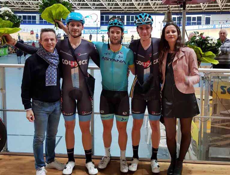 Riccardo Minali vince la Corsa a punti a Montichiari