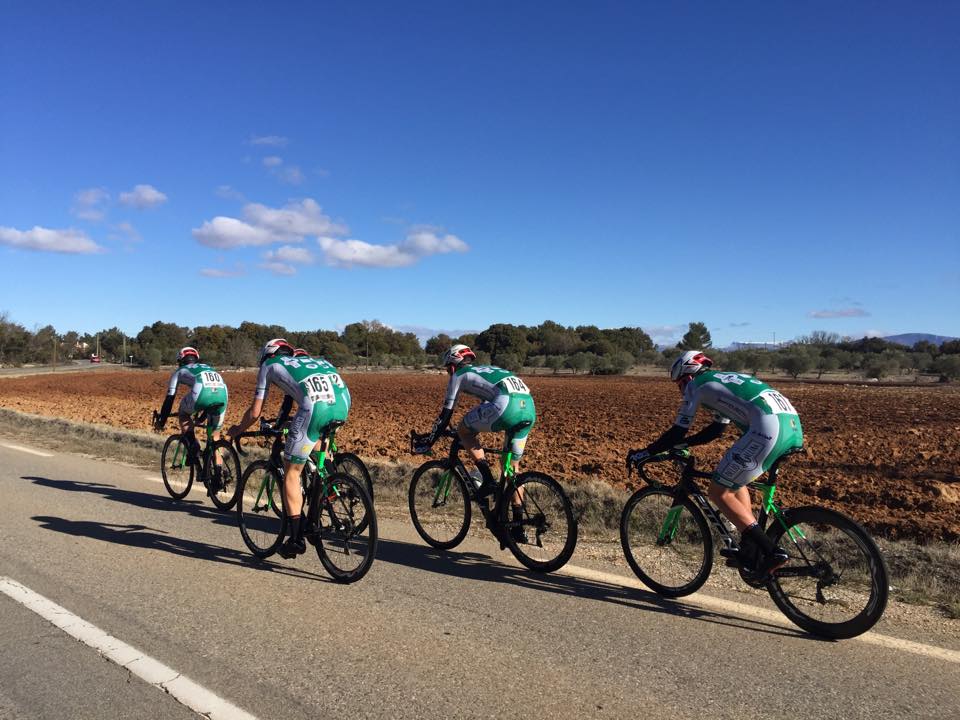 La Delio Gallina in azione nella cronosquadre della Boucles du Haut-Var 2018
