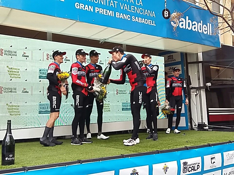 La BMC Racing Team vince la cronosquadre della Volta Valenciana 2018