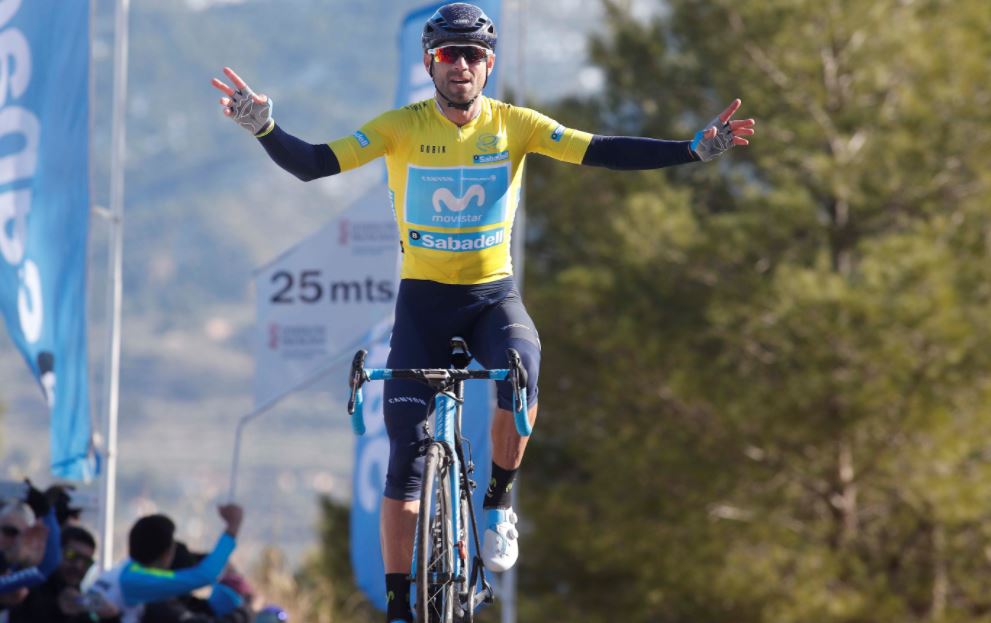 Alejandro Valverde vince la quarta tappa della Volta Valenciana 2018
