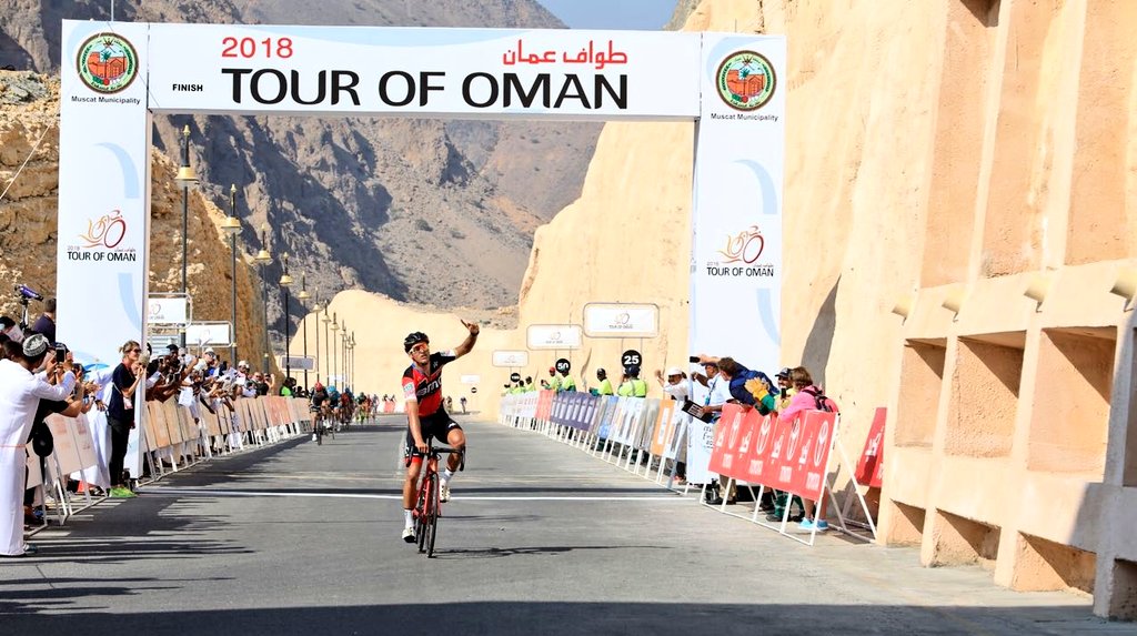 Greg Van Avermaet vince la terza tappa del Tour of Oman 2018