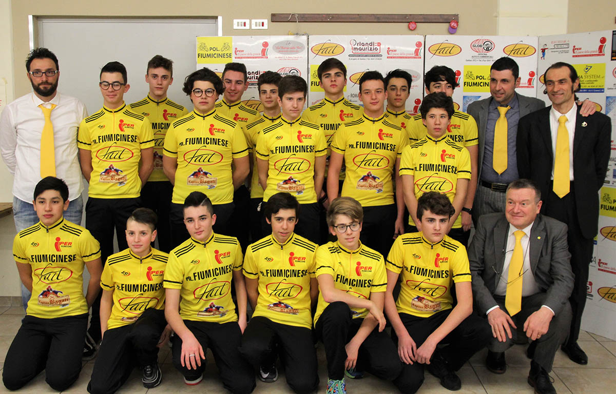 La squadra Allievi 2018 della Fiumicinese FAIT Adriatica