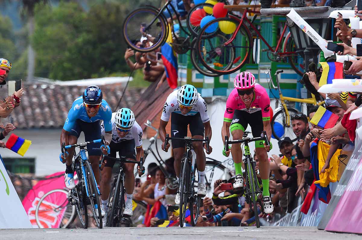 L'emozionante arrivo della quinta tappa della Colombia Oro y Paz 2018
