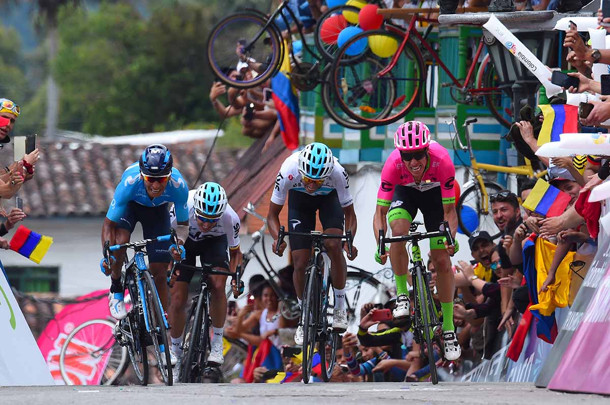 L'emozionante arrivo della quinta tappa della Colombia Oro y Paz 2018