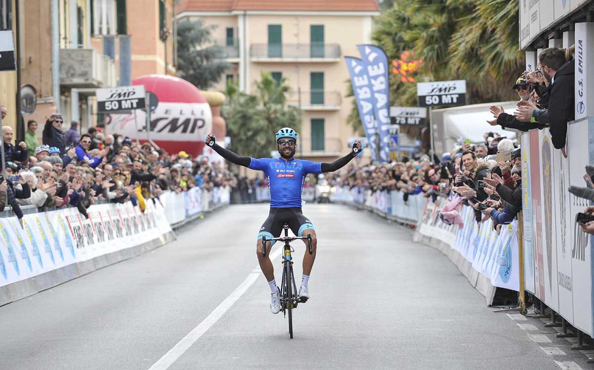 La vittoria di Moreno Moser al Trofeo Laigueglia 2018