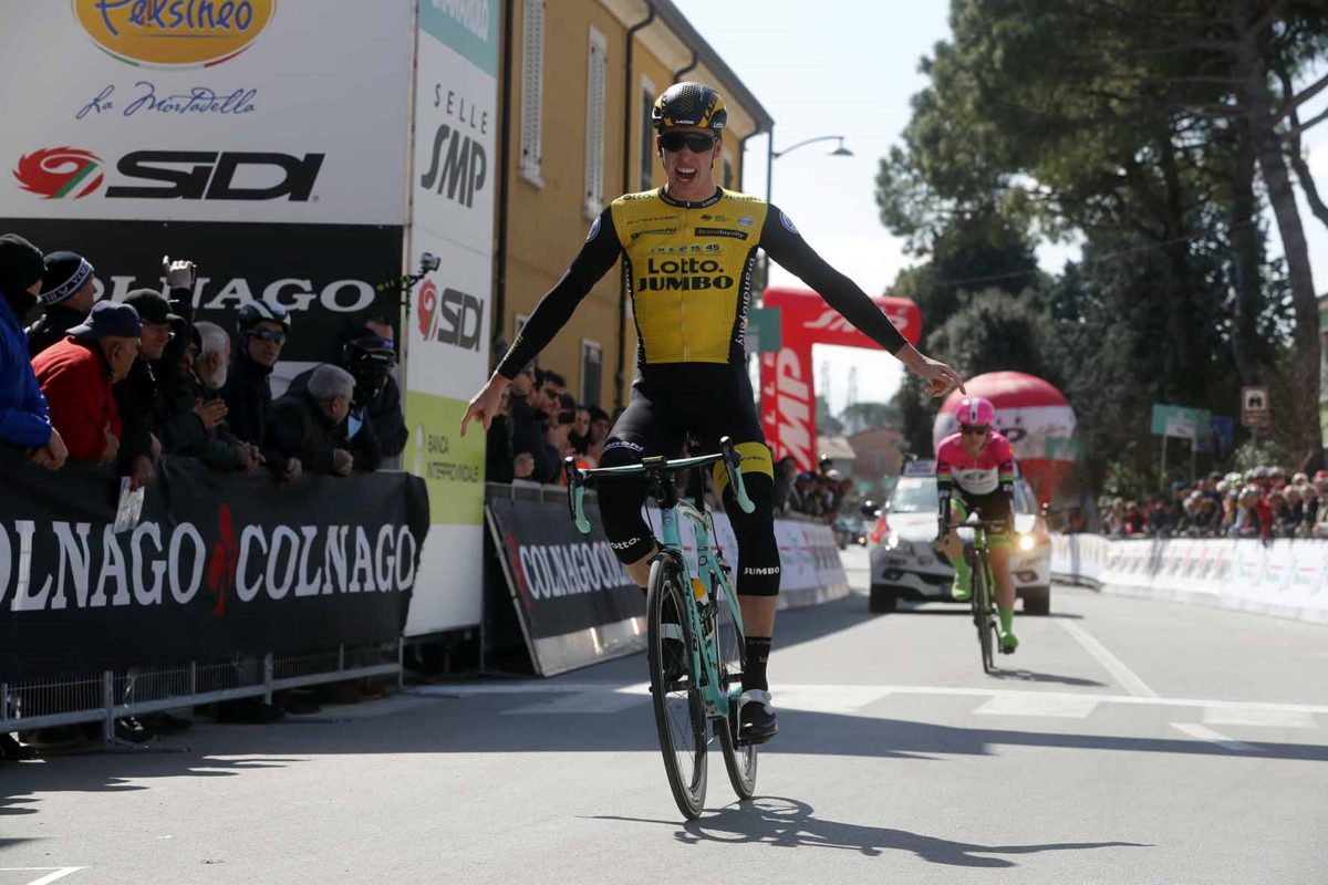 Pascal Eenkhoorn vince la prima semitappa della Settimana Coppi e Bartali 2018