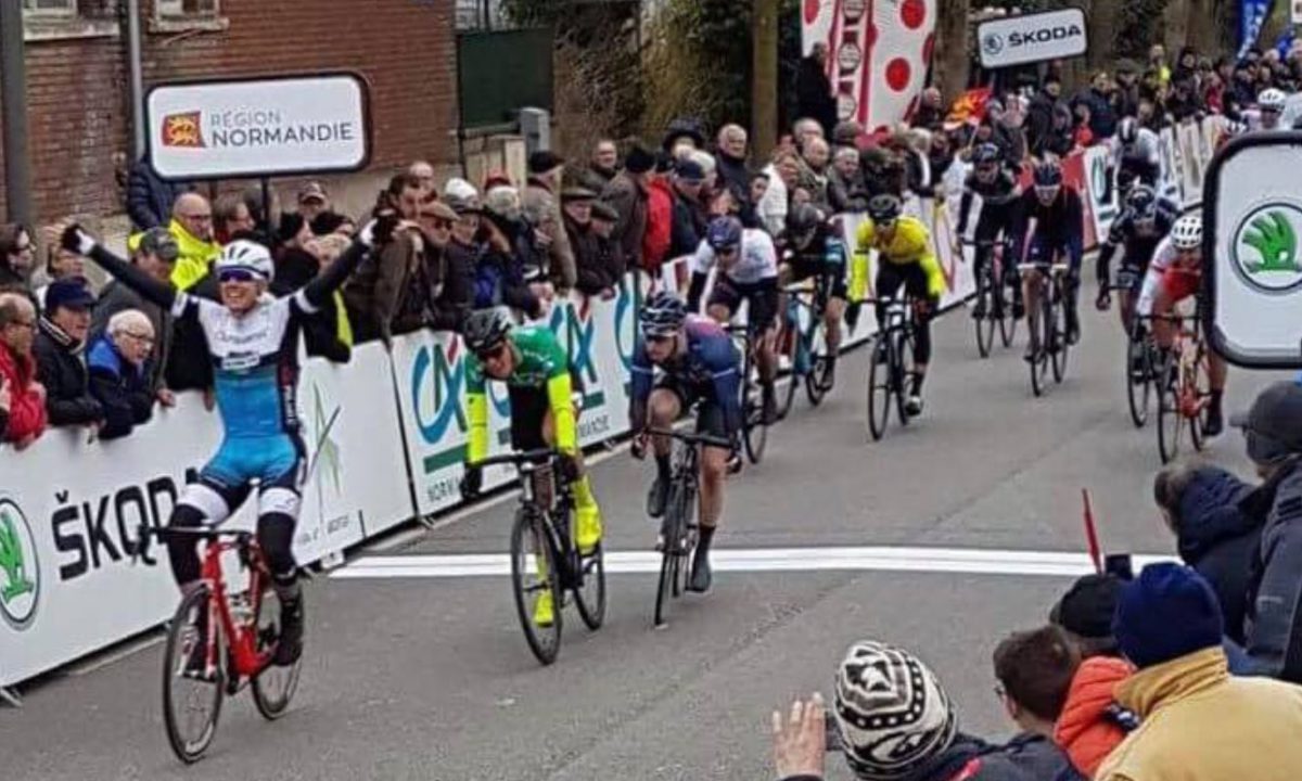 Matteo Moschetti vince la quarta tappa del Tour de Normandie 2018