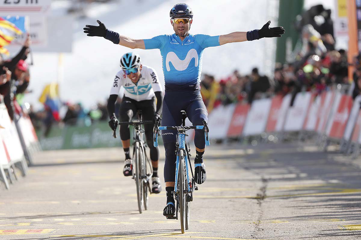Alejandro Valverde vince la quarta tappa della Volta Ciclista a Catalunya 2018