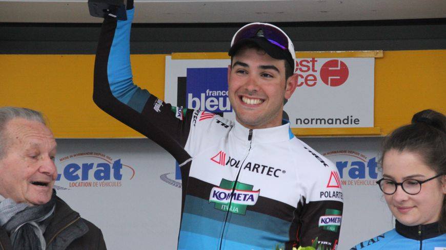 Matteo Moschetti vincitore dell'ultima tappa del Tour de Normandie