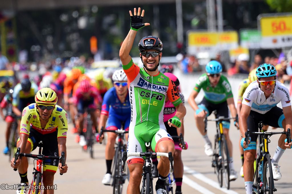 Andrea Guardini vince l'ultima tappa del Tour de Langkawi 2018