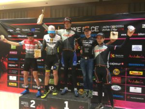 Podio finale Andalucia Bike Race 2018