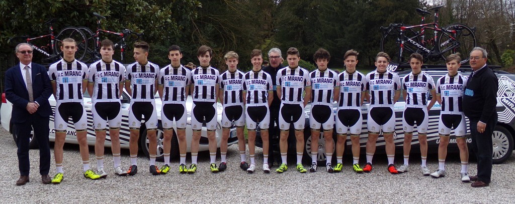 La squadra Allievi dell'Uc Mirano 2018
