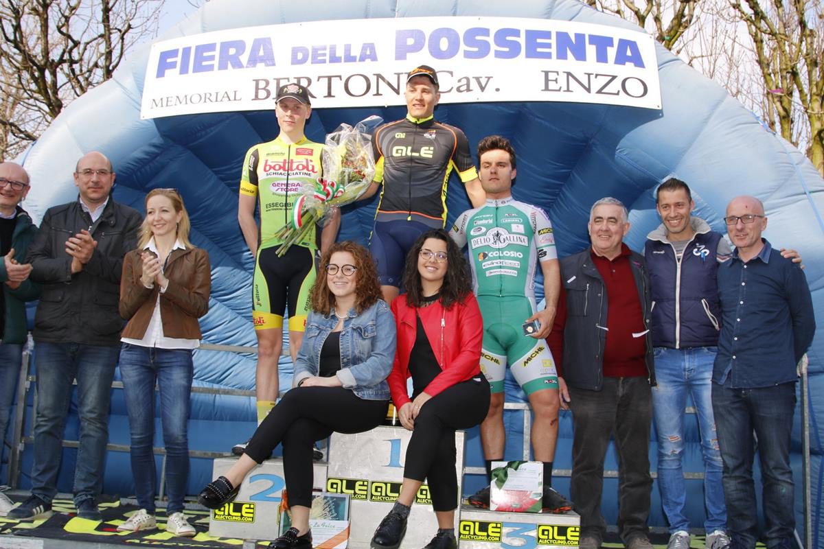 Il podio completo del Gp della Possenta 2018