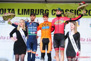 Il podio della Volta Limburg 2018