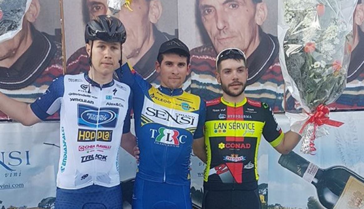 Il podio del Gp Sportivi di Poggio alla Cavalla 2018