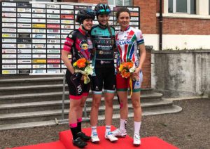 Il podio Donne Open di Buttrio