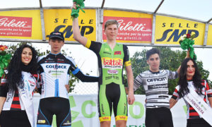 Il podio del 3° Gp Città di Pontedera
