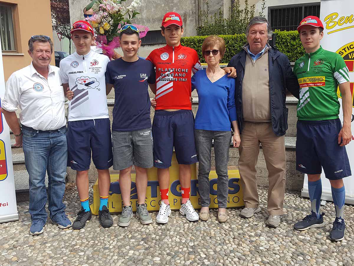 Premiazioni della Piccola Tre Valli Varesine 2018
