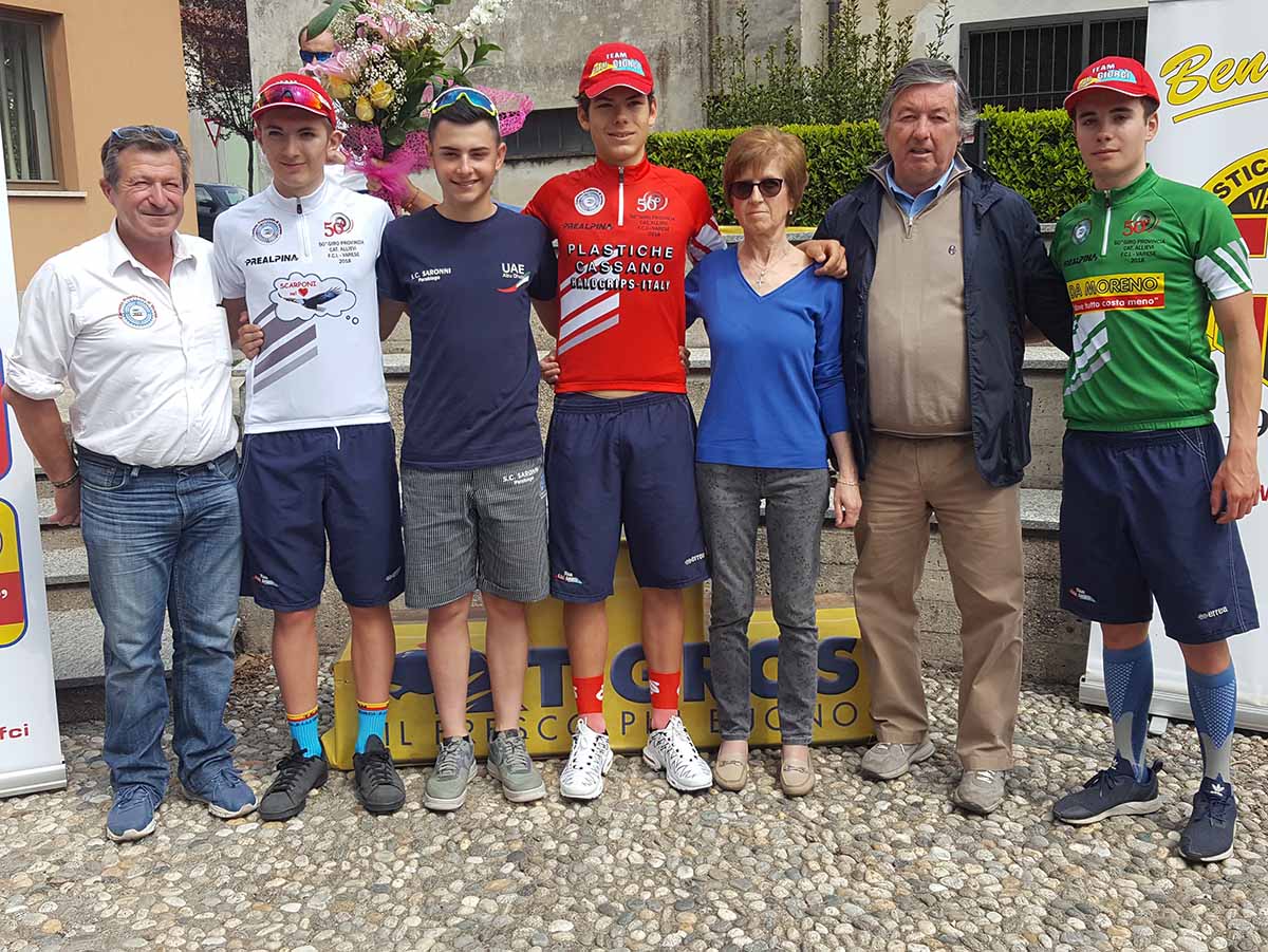 Premiazioni della Piccola Tre Valli Varesine 2018