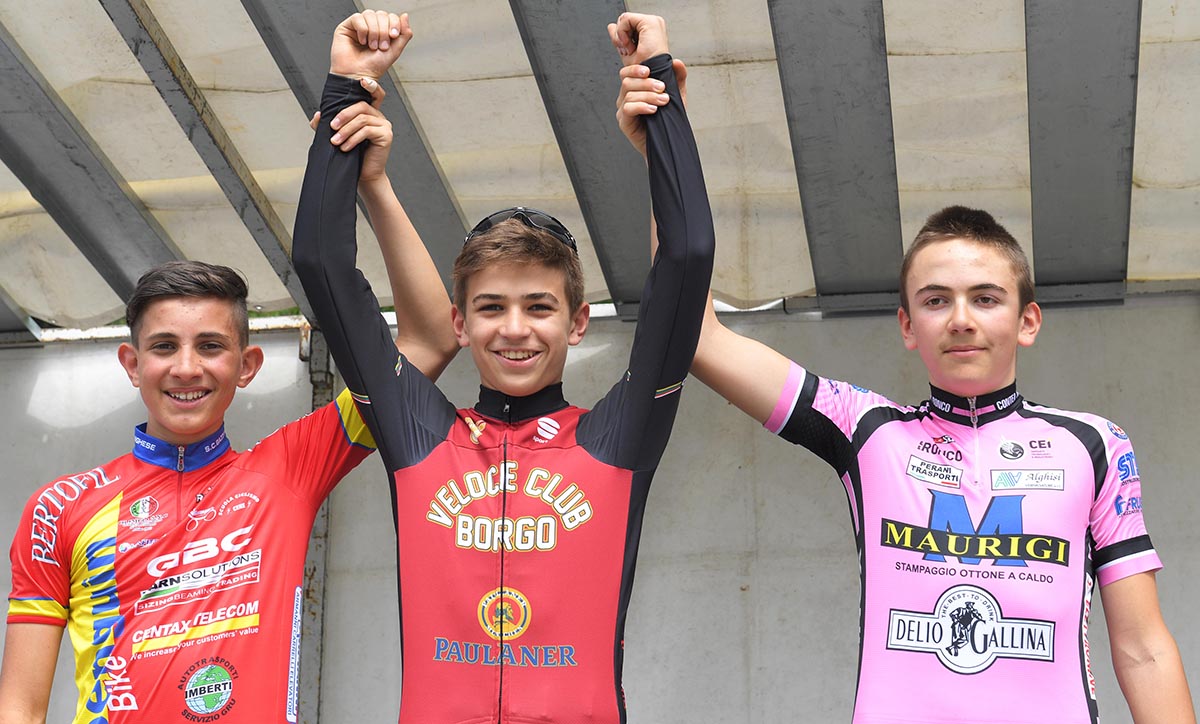 Il podio Esordienti 1° anno di Nave