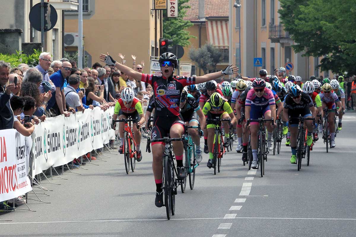 Sofia Collinelli vince la gara Donne Junior di Podenzano