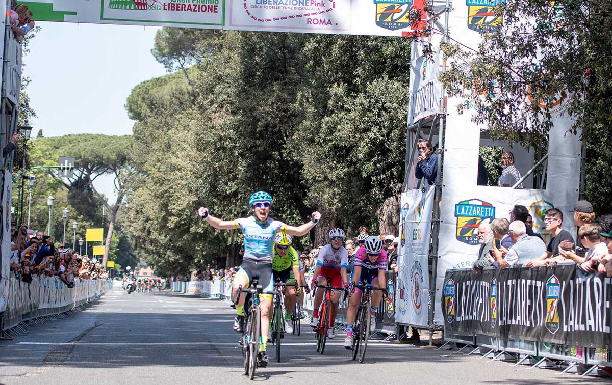 La vittoria di Letizia Paternoster al Gp della Liberazione Pink