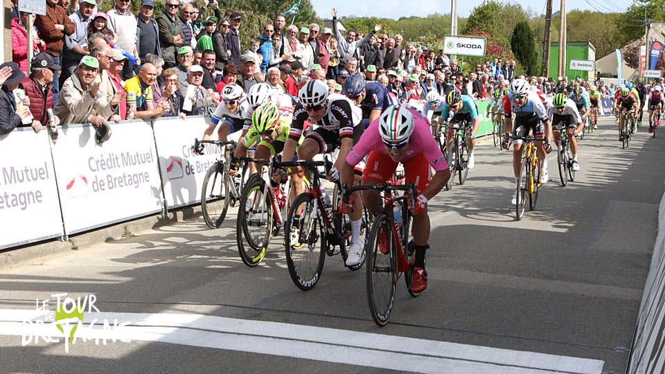 La vittoria di Matteo Malucelli nella seconda tappa del Tour de Bretagne