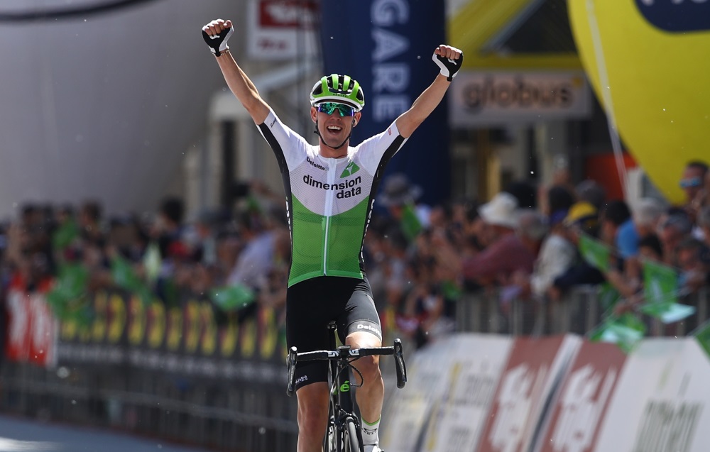 Ben O'Connor vince la terza tappa del Tour of the Alps (foto Bettini)