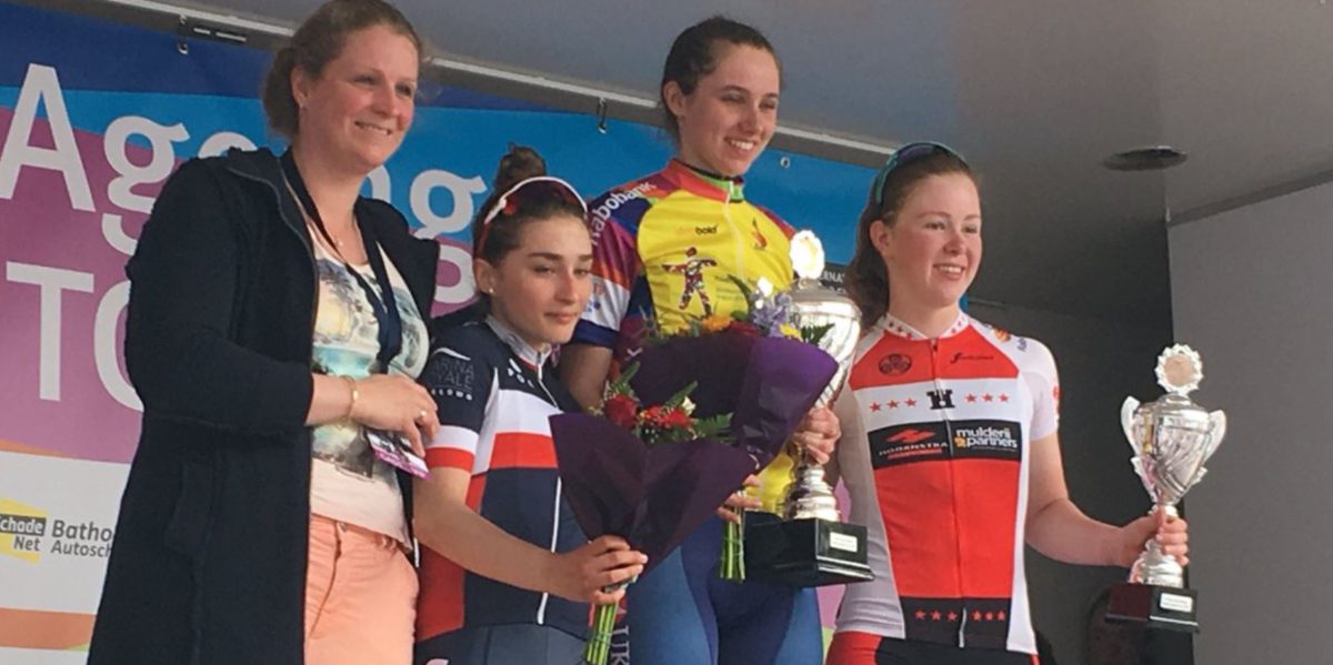 Il podio finale dell'Healthy Ageing Tour 2018