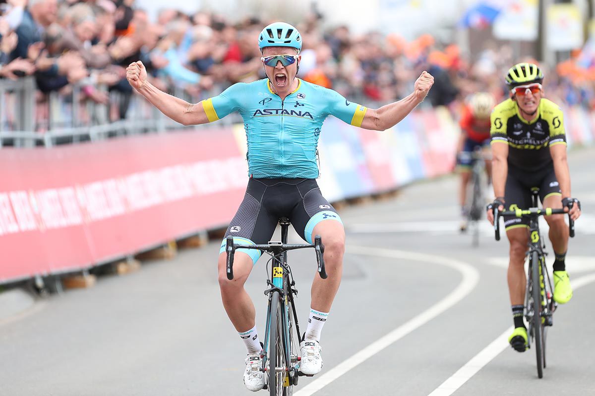 Michael Valgren vince l'Amstel Gold Race 2018