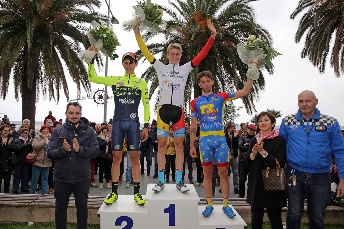 Il podio del 46° Trofeo Città di Loano