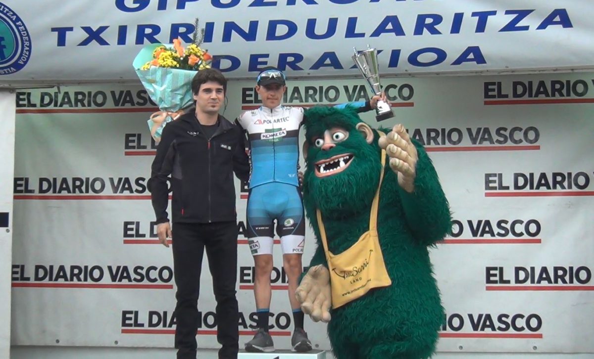 Juan Pedro López vincitore della prima tappa della Vuelta a Bidasoa