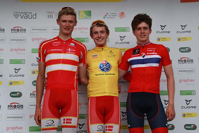 Il podio finale del Tour du Pays de Vaud 2018