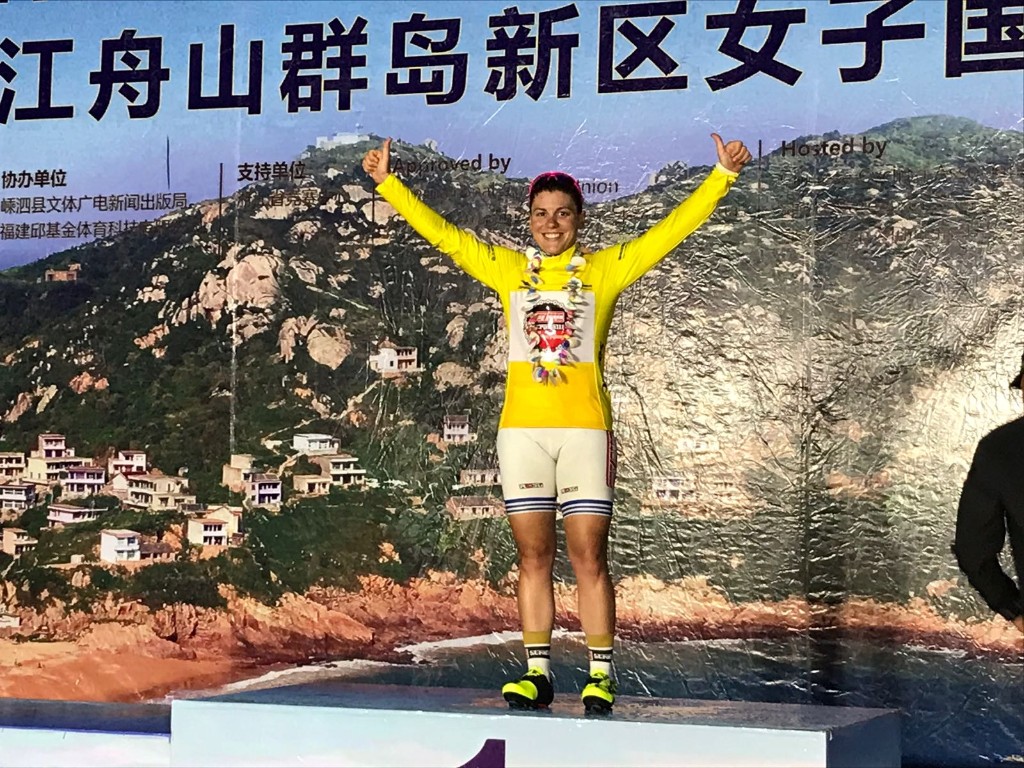 Argiro Milaki vincitrice della prima tappa del Tour of Zhoushan Island