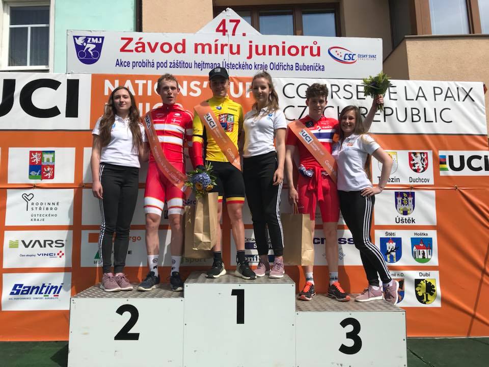 Il belga Remco Evenepoel leader della Corsa della Pace dopo la prima cronometro