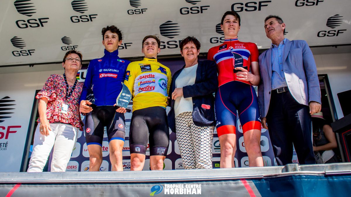 Il podio finale del Trophee Centre Morbihan 2018
